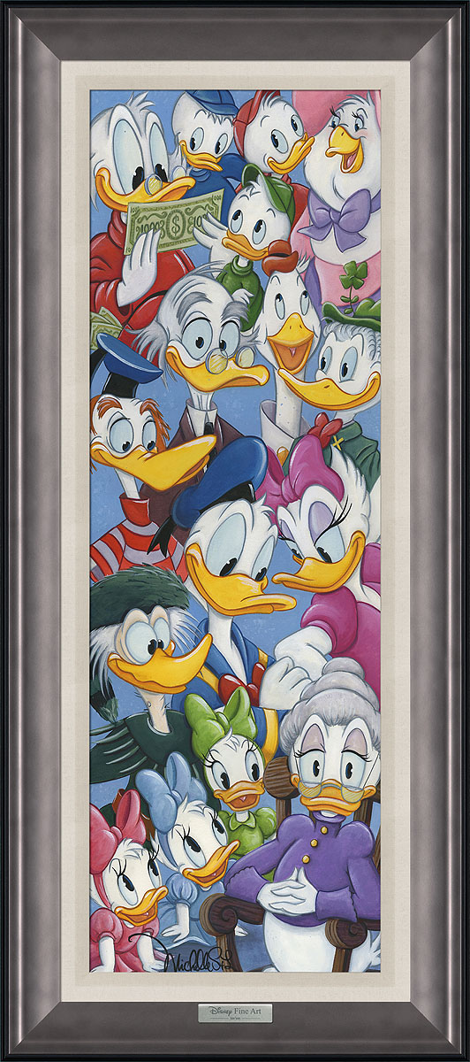 Michelle St. Laurent  Duck Family (Framed)